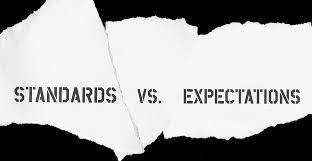 Standards vs Expectations