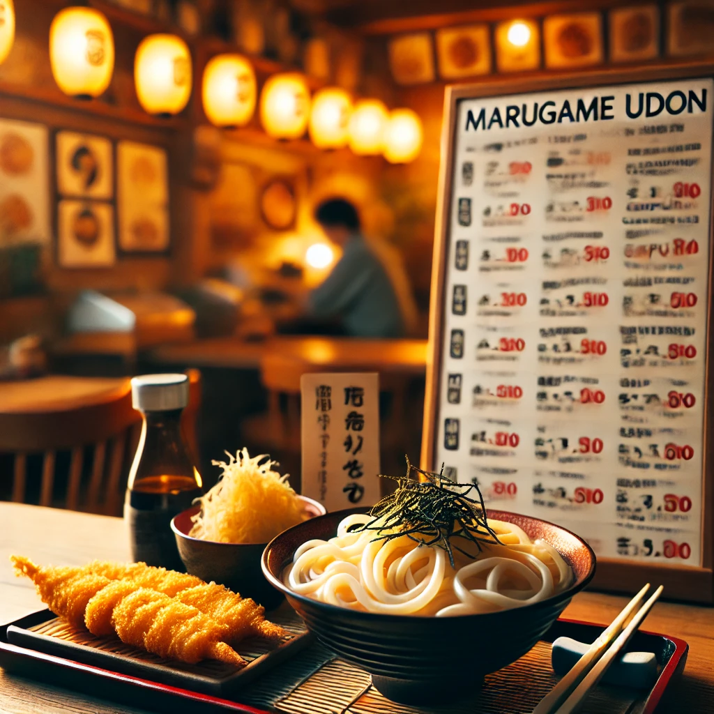 marugame udon menu