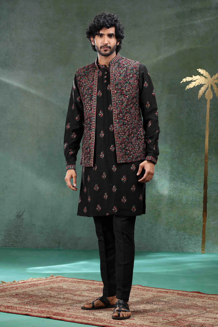 kurta and jacket for men