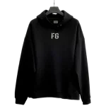 Fear Of God Essentials Hoodie Black