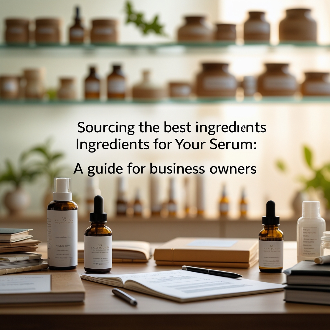 Sourcing the Best Ingredients for Your Serum A Guide for Business Owners