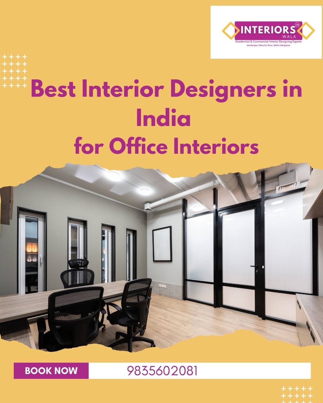 Best Interior Designers in India for Office Interiors