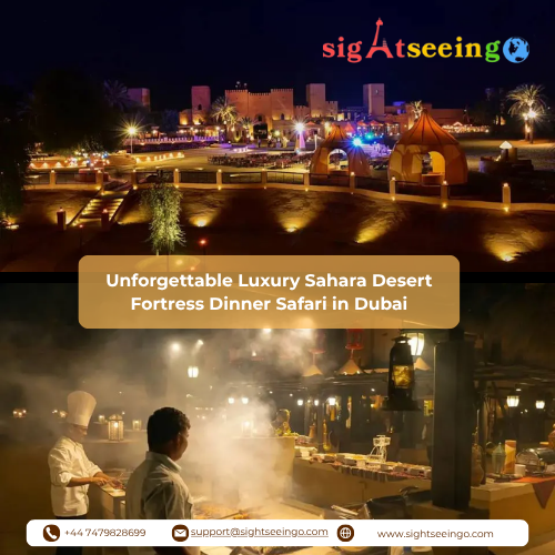 Luxury Sahara Desert Fortress Dinner Safari