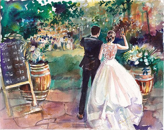 wedding painting